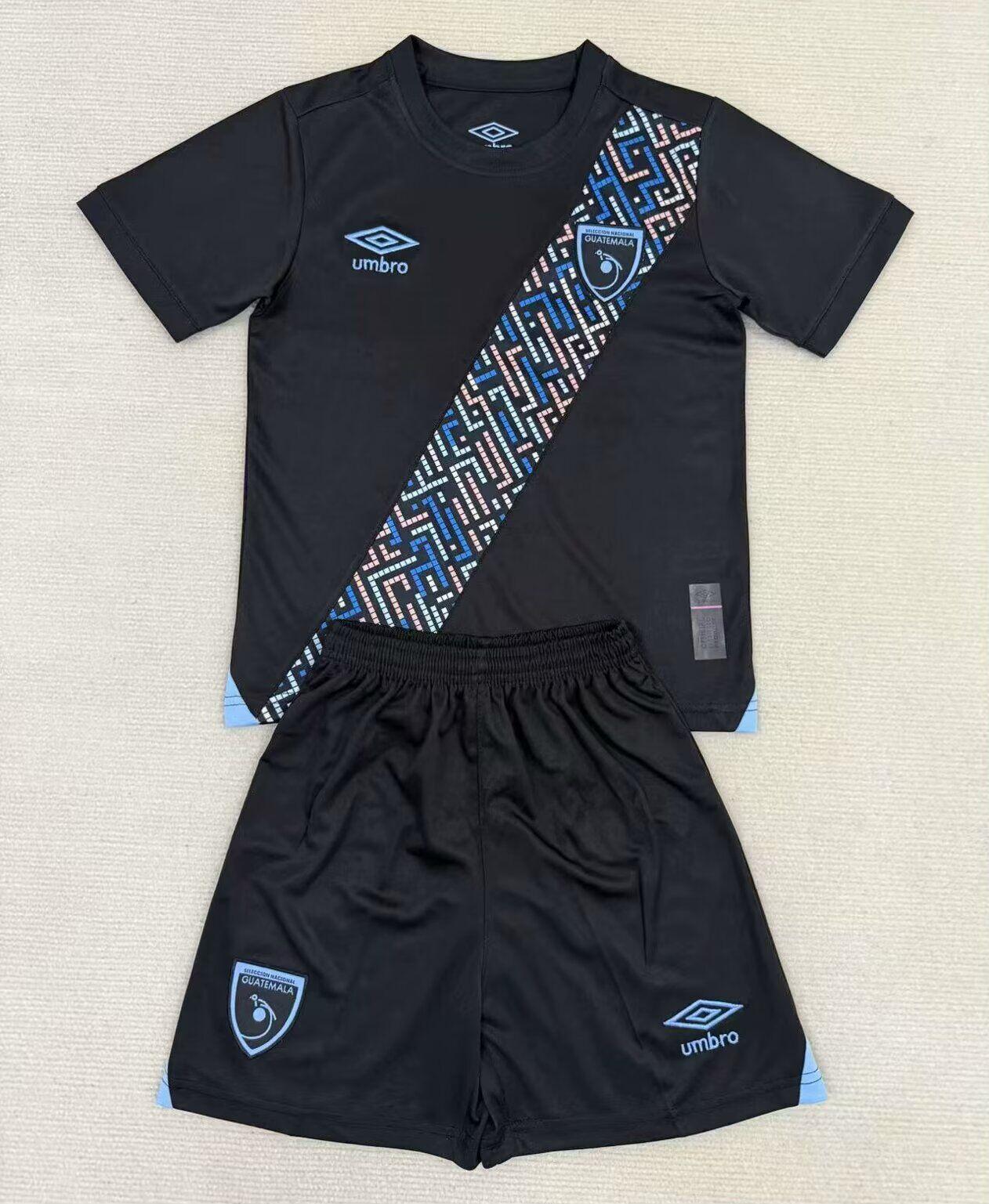 Kids-Guatemala 25/26 Third Black Soccer Jersey